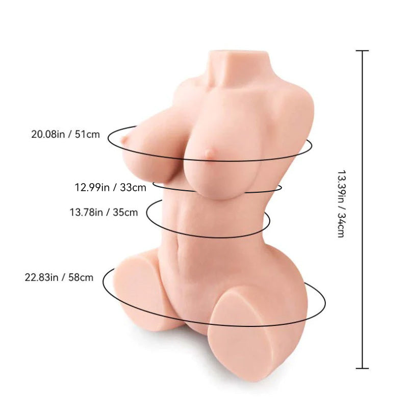 Dita: 4.2kg ポータブル ミニ セックス人形 (ブランド名:リアルにしよう、リアルになろう)