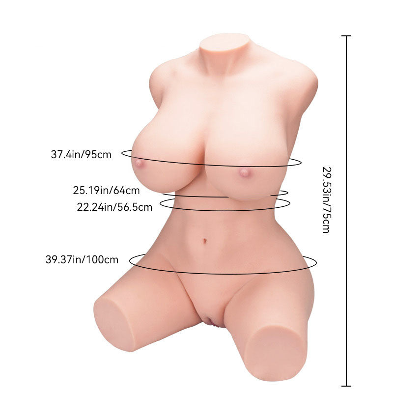 Jennifer: 27.5kg リアルな体型の巨乳ダッチワイフのセックスドール