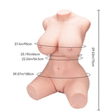 Jennifer: 27.5kg リアルな体型の巨乳ダッチワイフのセックスドール