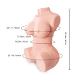 Scarlett: 6.5kgの半身のセックスドール