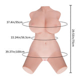 Jennifer: 27.5kg リアルな体型の巨乳ダッチワイフのセックスドール